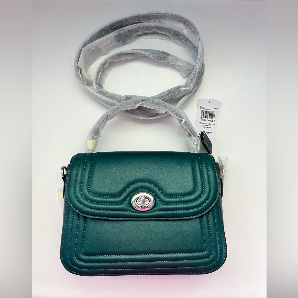 Coach Marlie Top Handle Satchel With Border Quilting